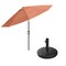 Pure Garden 10Ft Outdoor Tilting Umbrella and Base, Terracotta 50-100-TCB - alternate 3